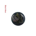 Round collapsible phone grip with deep blue galaxy design and Black Mars pattern - Expanding Stand / Black Mars
