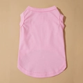 Breathable pink pet vest shirt for dogs and cats with premium knit fabric and smooth seams - Pink