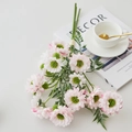 Artificial pink daisy flower bouquet for home decor and indoor floral arrangement - Pink Pinwheel Mum