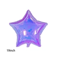 19 Inch Iridescent Purple Star Balloon