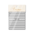 Tomoni MS-38 thin nail art stickers featuring elegant white lace patterns in retail packaging - White Lace Style (MS38)