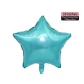 18-inch Tiffany blue star-shaped foil balloon with a metallic finish for party decor - 18-inch Star Tiffany Blue