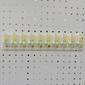 Set of 10 corn-shaped magnetic toys with numbers 0-9 for Montessori busy board DIY - Single Row Numbered Corn Domino