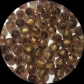 Amber glass beads with gold foil inside for DIY jewelry making and Buddhist bracelets - 8mm / Purple Gold Powder