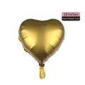 18-inch metallic gold heart-shaped aluminum foil balloon for helium party decorations - 18-inch Heart Metallic Gold