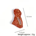Artificial braised pork rib food model variant with 8.5cm by 4.5cm dimensions - Small Lamb Chop - Model Style / 8.5cm*4.5cm