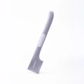 Light gray-purple silicone pet food can spoon with long handle and scraper edge - Can Spoon / Gray