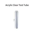 Transparentes Acryl-Reagenzglas für Harzvasen, 12cm Höhe und 2,4cm Durchmesser Größe - Transparente Reagenzglas