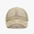 Berretto da baseball in mesh beige, con ventilazione totale per lo sport estivo all'aperto - Regolabile / Cachi