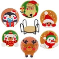 Estilo de Navidad 1 (BD003) / 6 Piezas (Con Soporte de Hierro)
