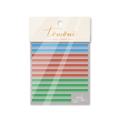 Autocollants à ongles japonais colorés avec des rayures dégradées bleues, rouges et vertes - Style Rayures Colorées Dégradées(MS05)