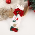 Weihnachts-Haarspangen-Set mit Weihnachtsmann und roter Schleife für festliche Dekoration - Weihnachtsmann Schnapparmband-Set