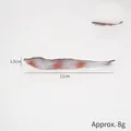 Realistic 11cm silver-orange soft fish bait model for keychains and micro-landscapes - Small Silver Fish (Model)