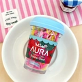 Elastici per capelli colorati in tazza da tè al latte con fragola, 6.2x9cm - Tazza di Tè alla Frutta 6,2x9cm / Blu in Scatola