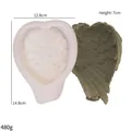 3D-Engel-Flügel Silikonform für Kerzen und Gips, Abmessung 12,8x14,8x7cm groß - Engelsflügel
