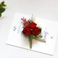 Boutonnière Roja