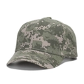 Adjustable digital camo baseball cap in green and brown hues for outdoor sun protection - Green Digital Camo(F)