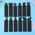 12-piece DIY animal scratch art bookmarks including octopus and owl for kids craft - Bookmark 2 (Sea Animal Series)