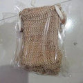 Natural jute soap bag with cotton drawstring and wooden bead in multi-pack set - Jute/5pcs Set/OPP Bag