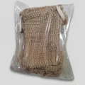 Sacchetto portasapone in iuta naturale con cordino in cotone e perla in legno - Iuta/Set 5 pezzi/Sacchetto OPP