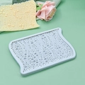 Light blue silicone bubble pearl mold with a yellow cake decoration on green background - Light Blue