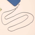 Silver snake chain crossbody strap for phone cases with lobster clasps 110cm - 4.2mm Snake Chain Silver / 49g