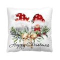 Christmas pillowcase featuring watercolor Santa Claus and Happy Christmas text - Style 25-Watercolor Style Happy Christmas