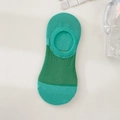 Fantasmini invisibili in cristallo con design color-block verde per l'estate - Taglia unica / Verde