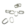 Silver Tibetan-style open jump rings with vintage carvings for DIY jewelry making - Silver O-Ring