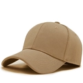 Unisex pineapple fabric fitted baseball cap in neutral khaki with elastic stretch fit - Elastic 57-58cm / Deep Beige