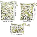 Waterproof baby diaper wet bags in small, medium and large size options for travel - BF125 Fresh Floral