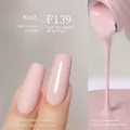 Japanese soft mist pink nail gel polish F139 in matte and glossy finishes - F139 Soft Mist Powder