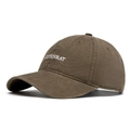 Gorra de béisbol vintage de algodón lavado marrón oscuro con bordado blanco - 55-60cm / Estilo Bordado GUTENRAT / Verde Militar