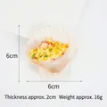 Realistic PVC garlic scallop keychain pendant showing 6cm size and detailed 3D food texture - Garlic Scallops - Model