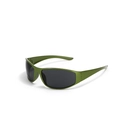Y2K futuristische oversized zonnebril met groen montuur en grijze glazen voor dames en heren - Wildernis Groen