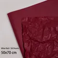 Wine Red pearlescent wrapping paper, 50x70cm floral tissue sheets, pack of 38 pieces - Authentic [wine Red] 50*70 Cm / 38 Sheets; Better Wholesale Price For Whole Cases.