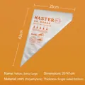 Extra large 25x41cm disposable thick piping bag for cake decorating and baking - Bag / Extra Large / Yellow