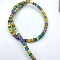 Perline distanziatrici in pietra imperatore naturale multicolore per gioielli fai-da-te - 2*4mm/filo circa 130 pezzi / Multicolore