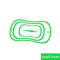 Small green flexible cutting board with carrot icon for vegetable food preparation - Small / Green