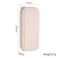 Light pink 304 stainless steel cutlery case with matte finish and 110mm length - Pink Box
