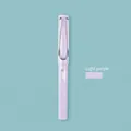 Light purple inkless eternal pencil with metal clip and ink window on green background - Purple