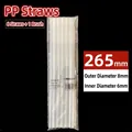 265mm*OD 8mm*ID 6mm (6 PP Straws + 1 Brush)