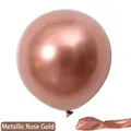 10-inch metallic rose gold balloon for birthday parties and wedding decoration - Metallic Rose Gold