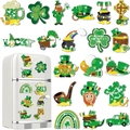 Magneti da frigo pittura diamante San Patrizio con trifogli e disegni di leprechaun - Set di 17-20 Calamite da Frigorifero per San Patrizio