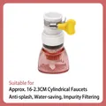 Filtro de grifo rosa para cocina con piedra maifan y pinza de acero para grifos 1,6-2,3cm - 3ra Gen Rosa