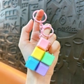 Colorful macaron mechanical keyboard keycap keychain stress relief charm for keys - Macaron Multi-Key Combination