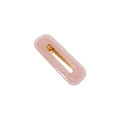 Pink glitter rectangular cellulose acetate hair clip with a stylish hollow geometric design - 23# Pink Glitter Square Style