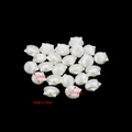 Imitation pearl shell beads in pearl white, 13mm size for DIY jewelry making - 11*13mm Scallop