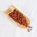 Realistic PVC red bean model with glossy deep red finish and traditional bamboo scoop - Adzuki Beans (500g)