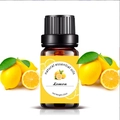 10ml Lemon Natural Essential Oil in amber glass bottle with fresh fruit and leaves - 10ml / Lemon